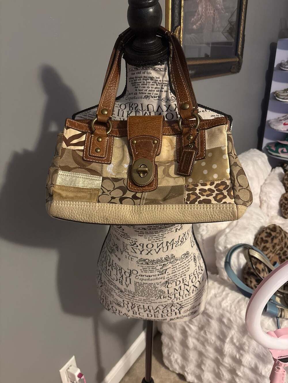 Y2K 2007 Coach Legacy Patchwork Satchel Bag 10816